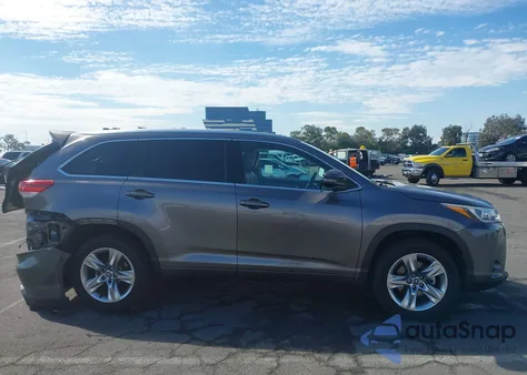 2017 Toyota Highlander Limited from USA, damaged, VIN 5TDYZRFH2HS226432
